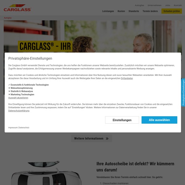 Carglass GmbH Autoglaserei 63743 Aschaffenburg