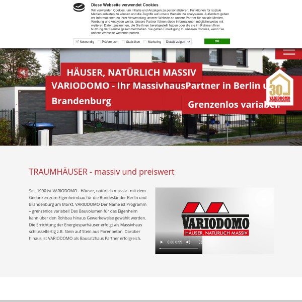 Variodomo-bausysteme GmbH Massivhausbau 15234 Frankfurt