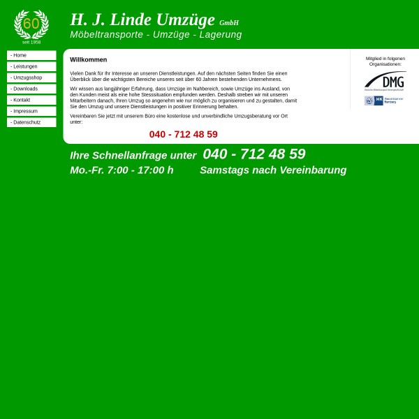 H. - J. LINDE UMZÜGE GmbH 22117 Hamburg