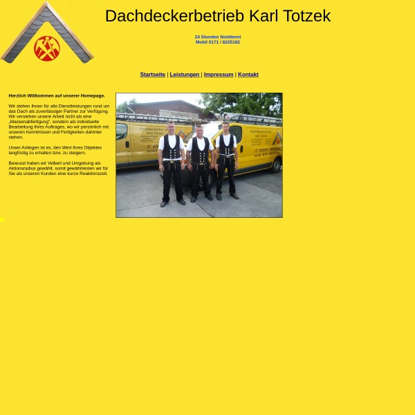 Dachdeckerbetrieb Karl Totzek 42551 Velbert