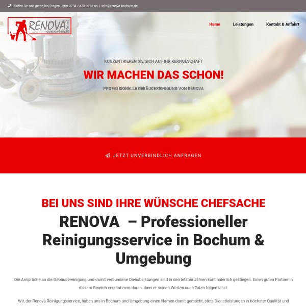 Renova-Team Gebäudereinigung 44879 Bochum