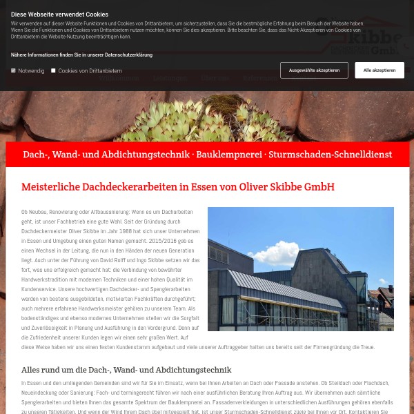 Skibbe Dachdeckerei GmbH, Oliver 45257 Essen