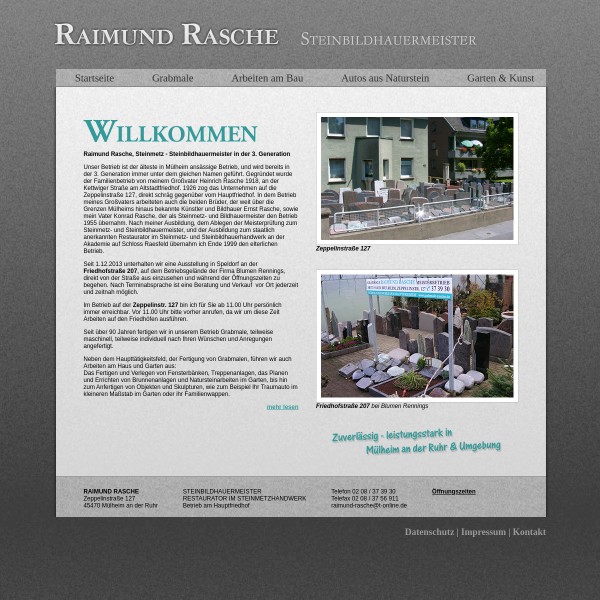 Rasche, Raimund Grabmale-Meisterbetrieb 45470 Mülheim