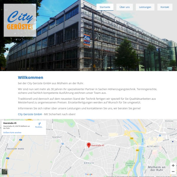 City Gerüste GmbH 45475 Mülheim