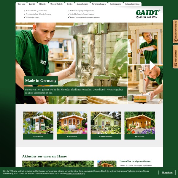 Gaidt Blockhäuser GmbH in Saarn 45481 Mülheim