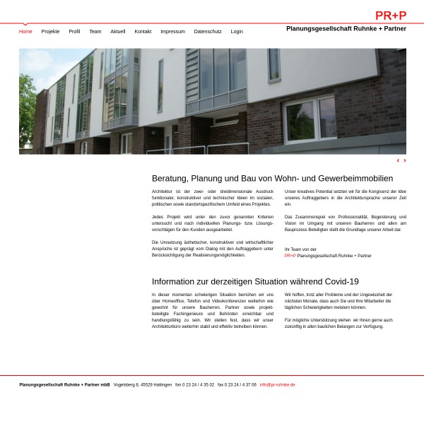 Planungsbüro Ruhnke + Partner 45529 Hattingen