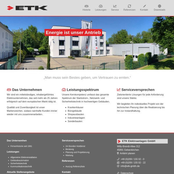 ETK Nachrichtentechnik GmbH 45891 Gelsenkirchen