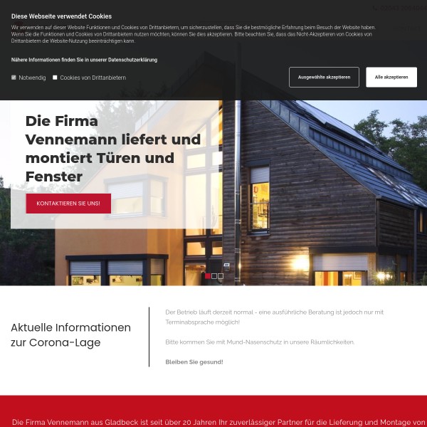 Vennemann Bauelementefachhandel 45966 Gladbeck