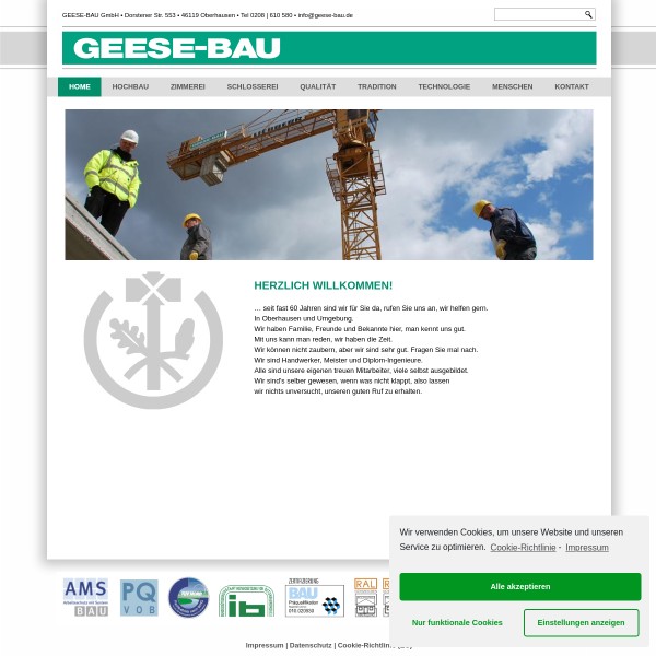 Geese-Bau GmbH 46119 Oberhausen