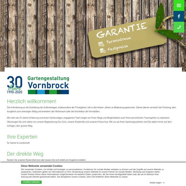 Gartengestaltung Vornbrock GmbH 46282 Dorsten