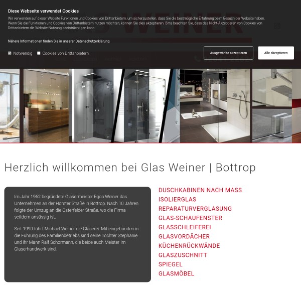 Weiner Glaserei 46282 Dorsten