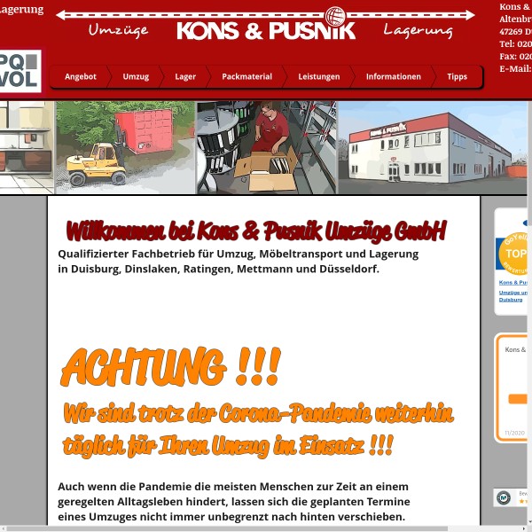 Kons & Pusnik GmbH 47269 Duisburg