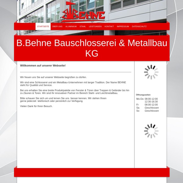 Behne Bauschlosserei und Metallbau GmbH, Bernhard 48429 Rheine