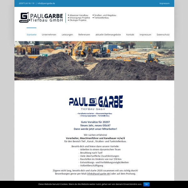 Paul Garbe Tiefbau GmbH 48429 Rheine