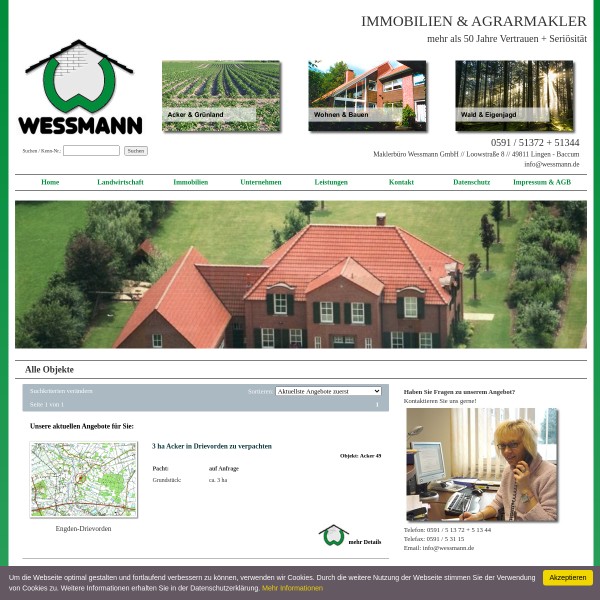 Wessmann Immobilien 49811 Lingen