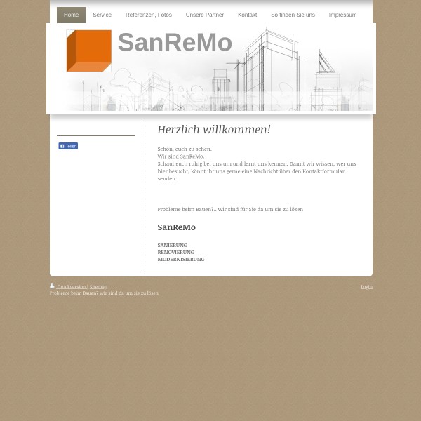 SanReMo SANierung, REnovierung , MOdernisierung 50354 Hürth