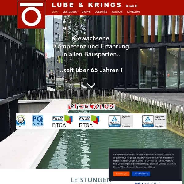 LUBE & KRINGS GmbH, Aachen 52068 Aachen