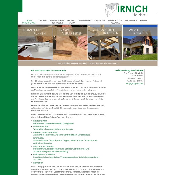 Holzbau Georg Irnich GmbH 52353 Düren