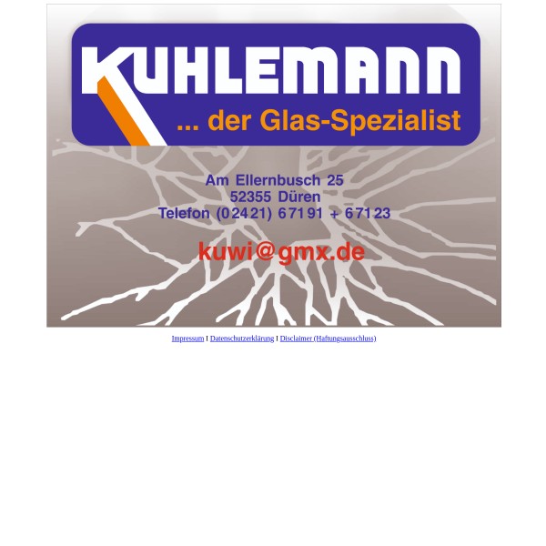 Glas Kuhlemann GmbH 52355 Düren