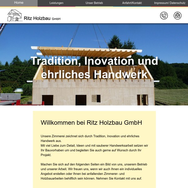 Ritz Holzbau GmbH 53757 Sankt