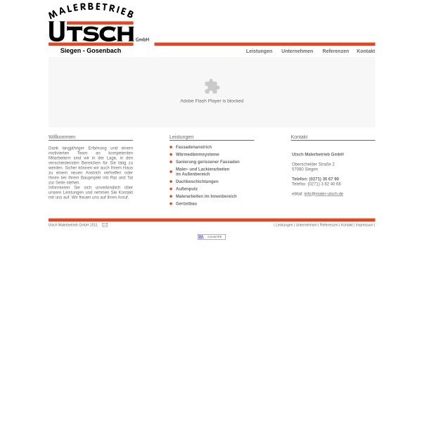 Utsch Malerbetrieb GmbH 57080 Siegen