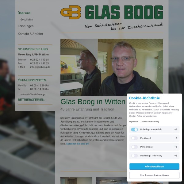 Glas Boog 58454 Witten