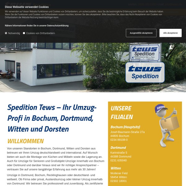 Tews Logistik & Speditionsservice 58455 Witten