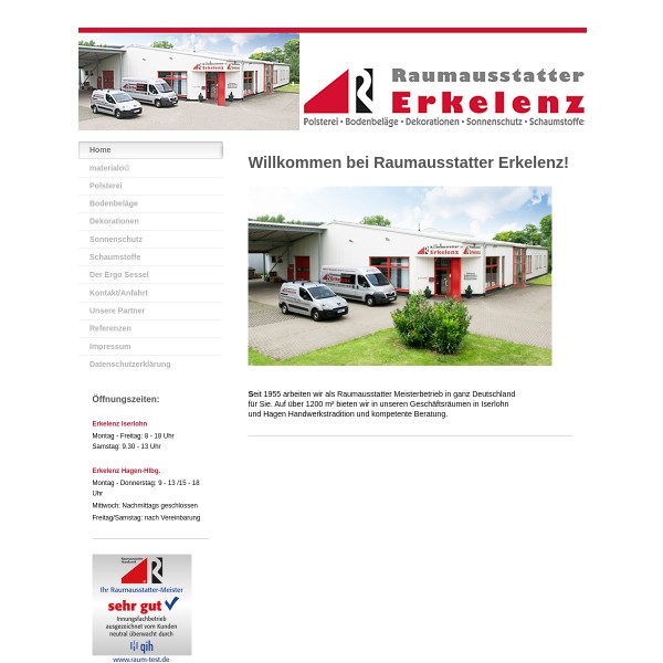 Erkelenz Raumausstatter GmbH 58636 Iserlohn