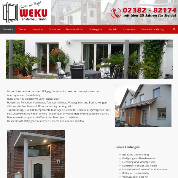 Weku-Fensterbau GmbH 59227 Ahlen