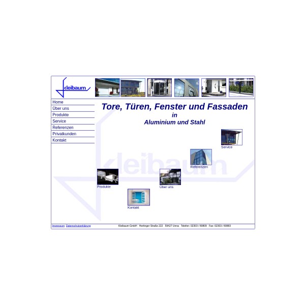 Kleibaum GmbH Stahlbau Metallbau Torebau 59427 Unna