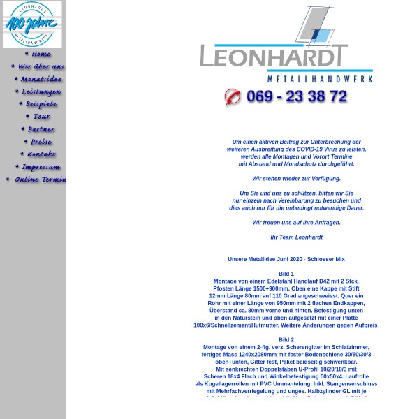 Leonhardt GmbH + Co. 60327 Frankfurt