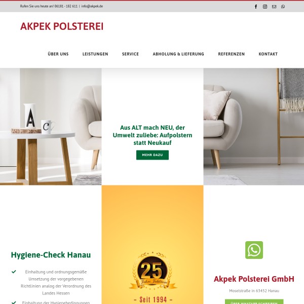 AKPEK Polsterei GmbH 63452 Hanau