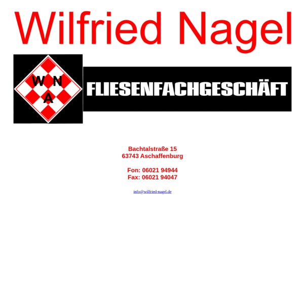 Nagel Wilfried Fliesengesch. 63743 Aschaffenburg