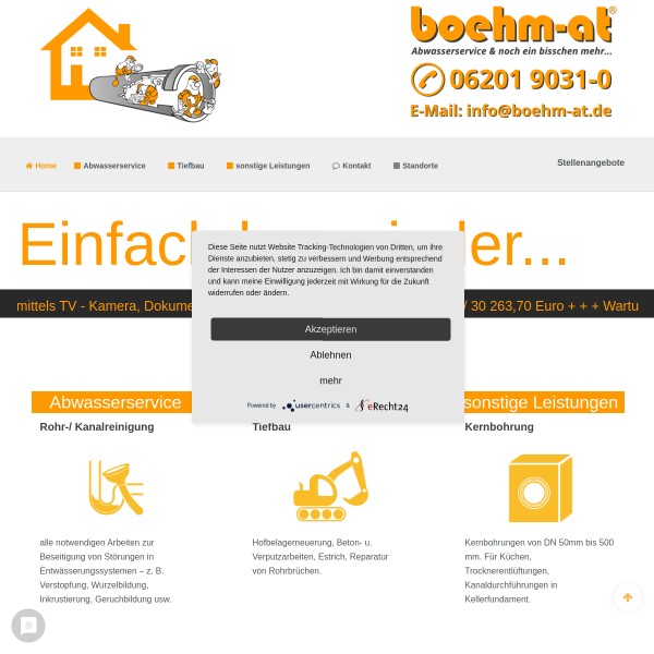 Böhm Abwasserservice & Tiefbau 67547 Worms