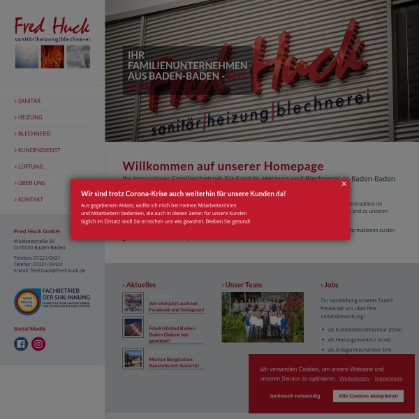 Fred Huck GmbH 76530 Baden-Baden