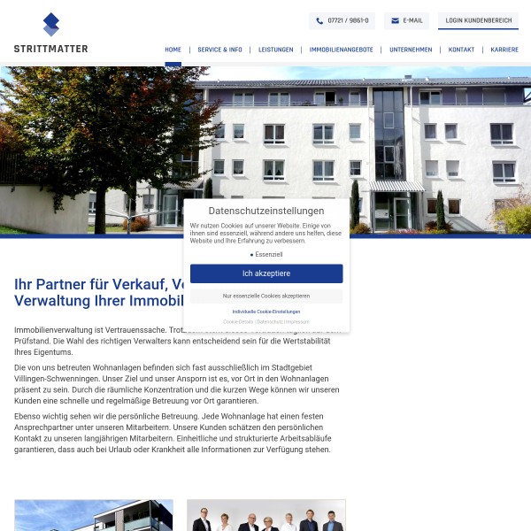 Strittmatter Hausverwaltung und Baubetreuung GmbH 78048 Villingen-Schwenningen